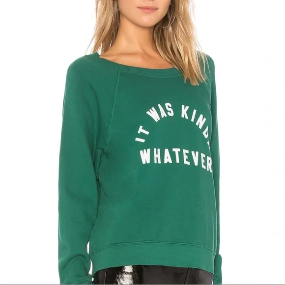Wildfox "It was kinda whatever" sweatshirt - Picture 2 of 7